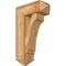 Ekena Millwork Imperial Arts and Crafts Rough Sawn Bracket w/ Offset Brace, Western Red Cedar, 8"W x 20"D x 32"H BKT0806X20X32IMP03RWR - alternate 1
